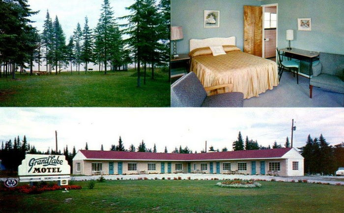 Grand Lake Resort (Grand Lake Motel) - Old Postcard (newer photo)